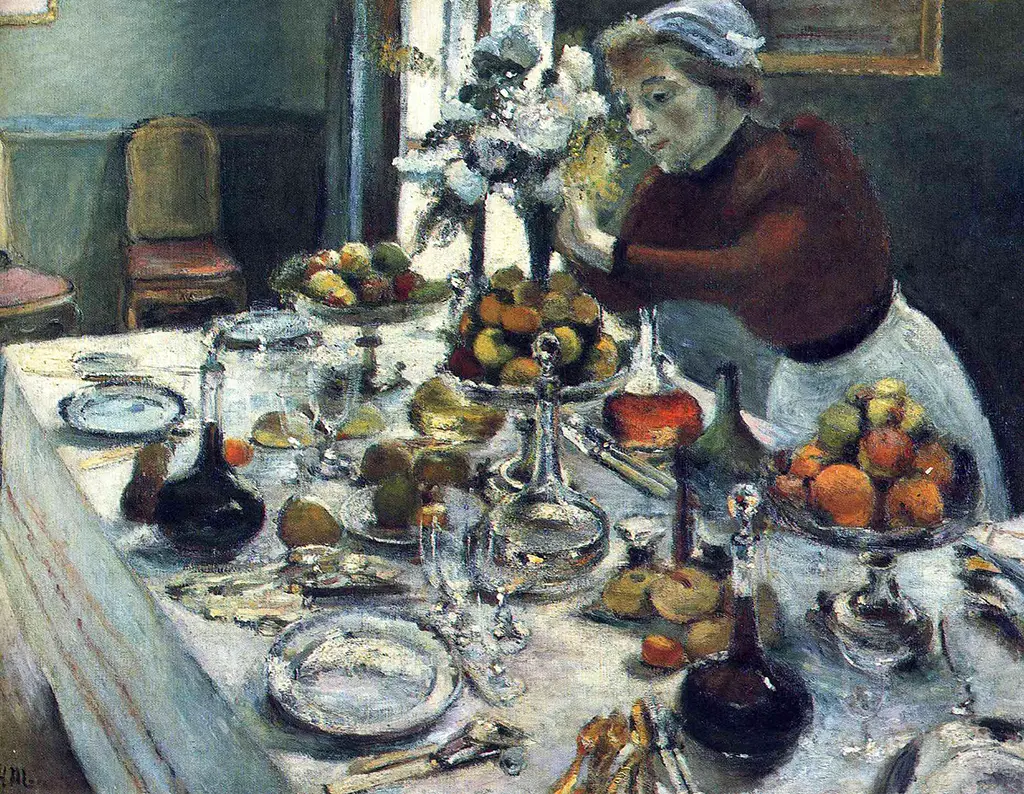 The Dinner Table in Detail Henri Matisse